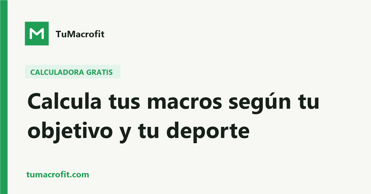 Title: I'm a nutrition student and built a free, no-signup macro calculator for athletes (Spanish-la